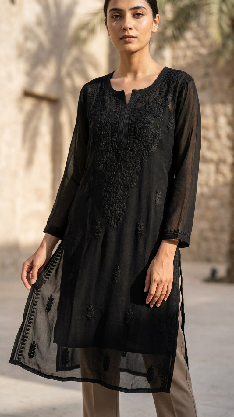 Viscose Ghaspatti Kurti