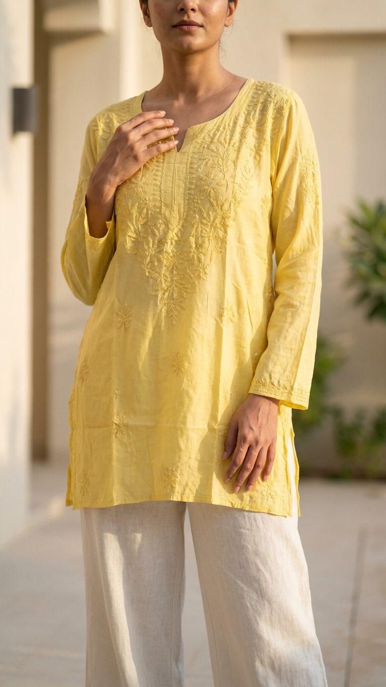 Muslin Short Kurti