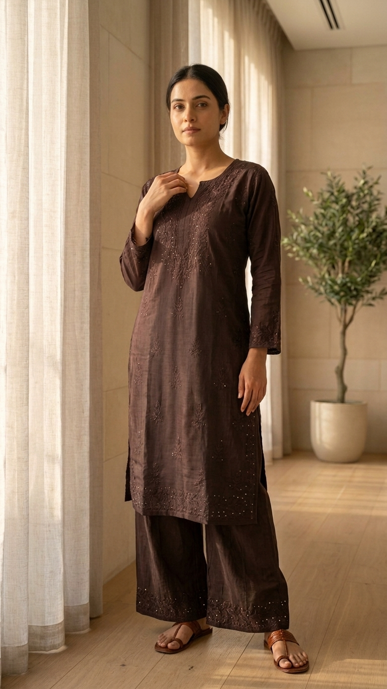 Rayon 2 Piece Mukaish